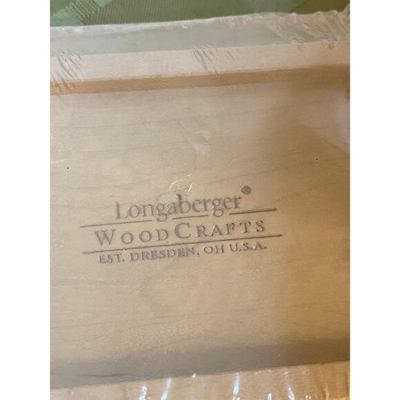 Longaberger 2004 Horizon of Hope /A.C.S. Basket w/Liner, Protector, Lid & Tie-On - Picture 11 of 16